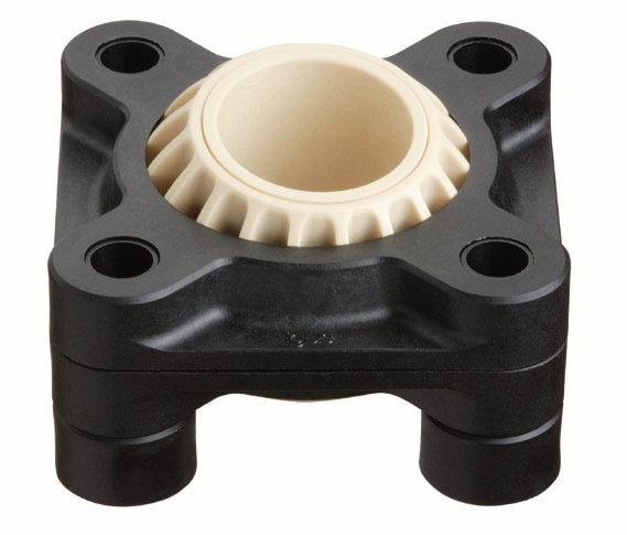 igubal KFSM GT four hole flange bearing | Split, K dimensional series