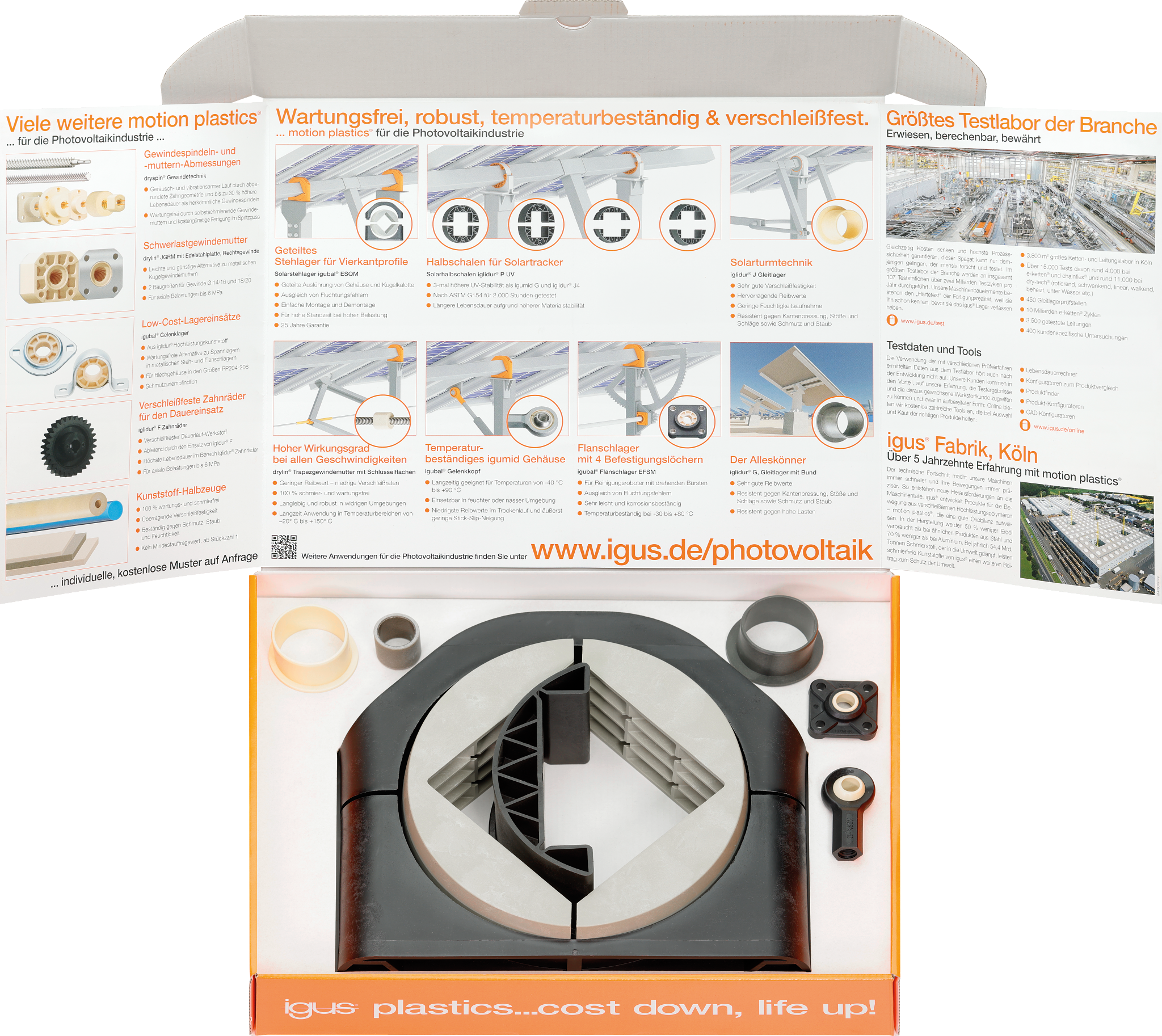 Photovoltaic sample box