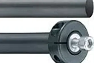 Round shaft made from carbon