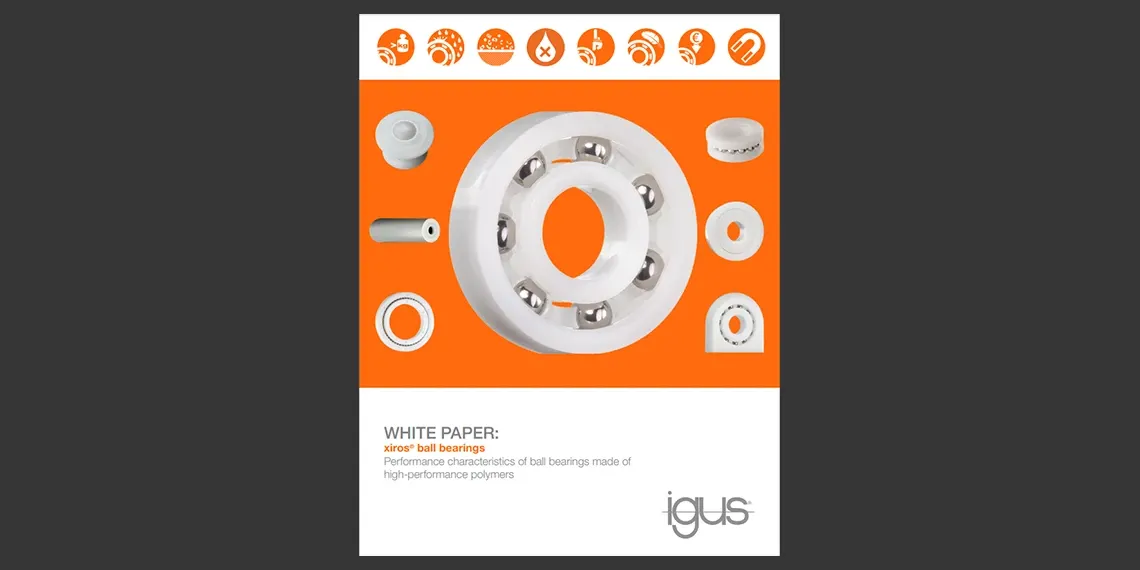 conveyor roller bearings white paper