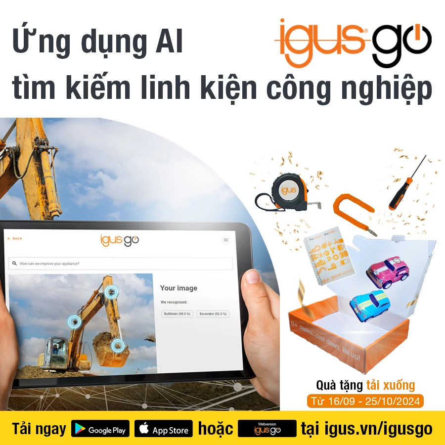 igusGo chiến dịch tặng quà khi tải