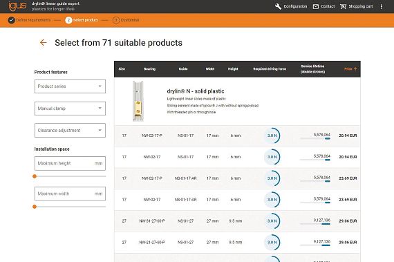 drylin® DLX linear guide expert