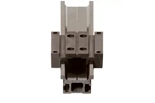 Carril de carbono drylin® W con carro de plástico