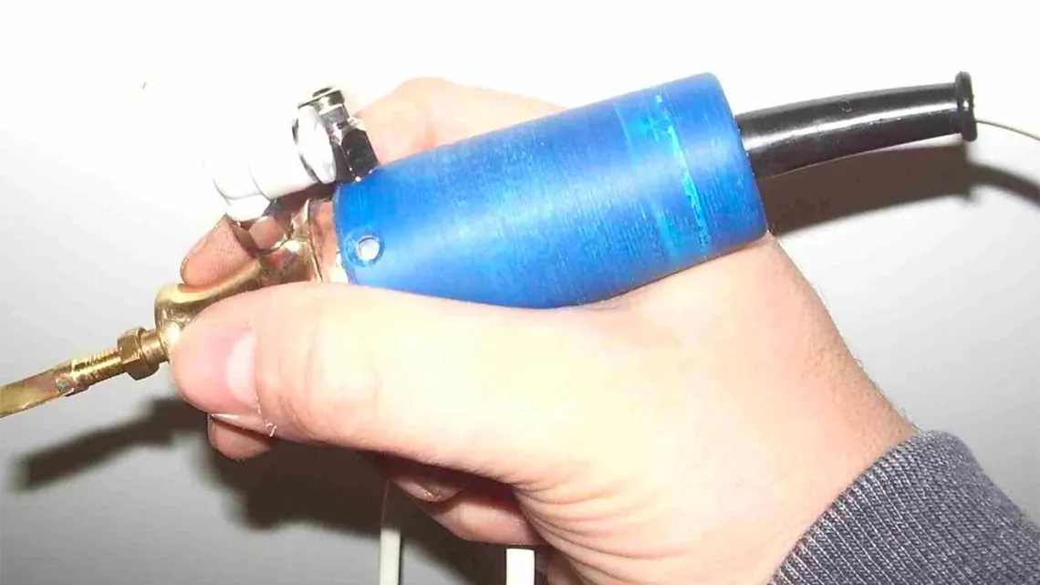 Hand eroderend apparaat gemaakt door de 3D-printer