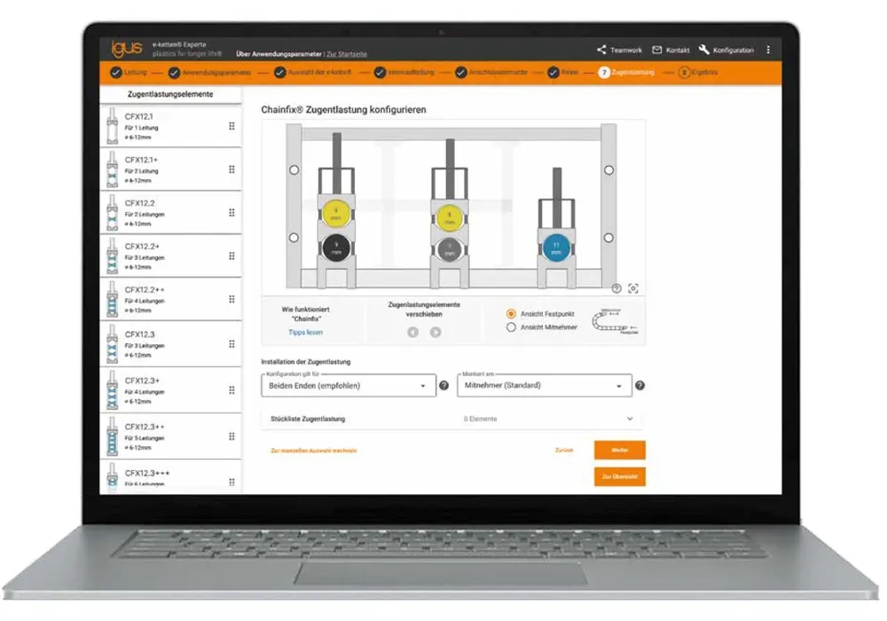 Húzásmentesítő konfigurátor