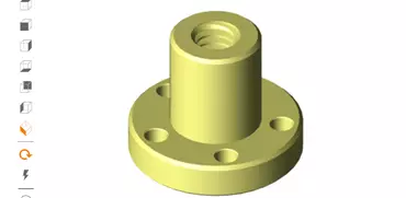 3D-Druck Gewindemutter von igus