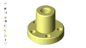 3d printed lead screw cad configurator
