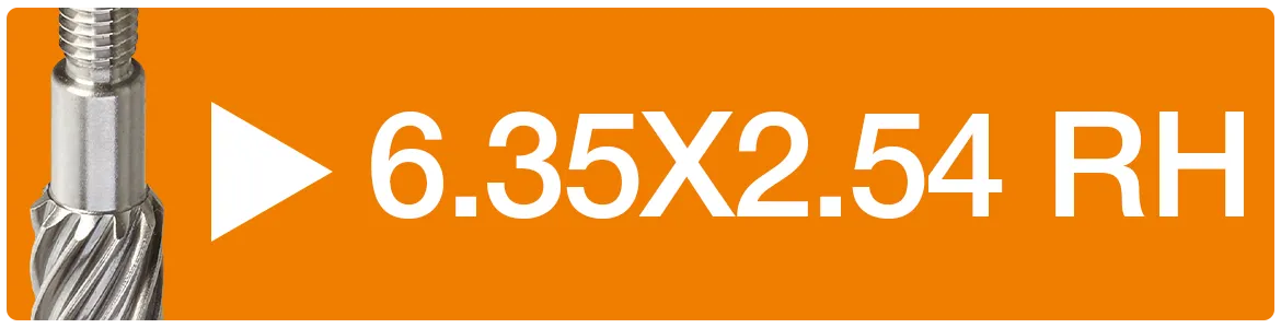 6,35x2,54 RH
