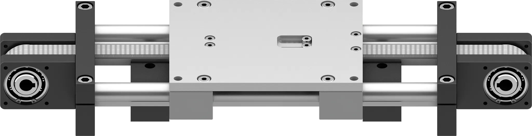 Sistema linear e eixo de correia dentada