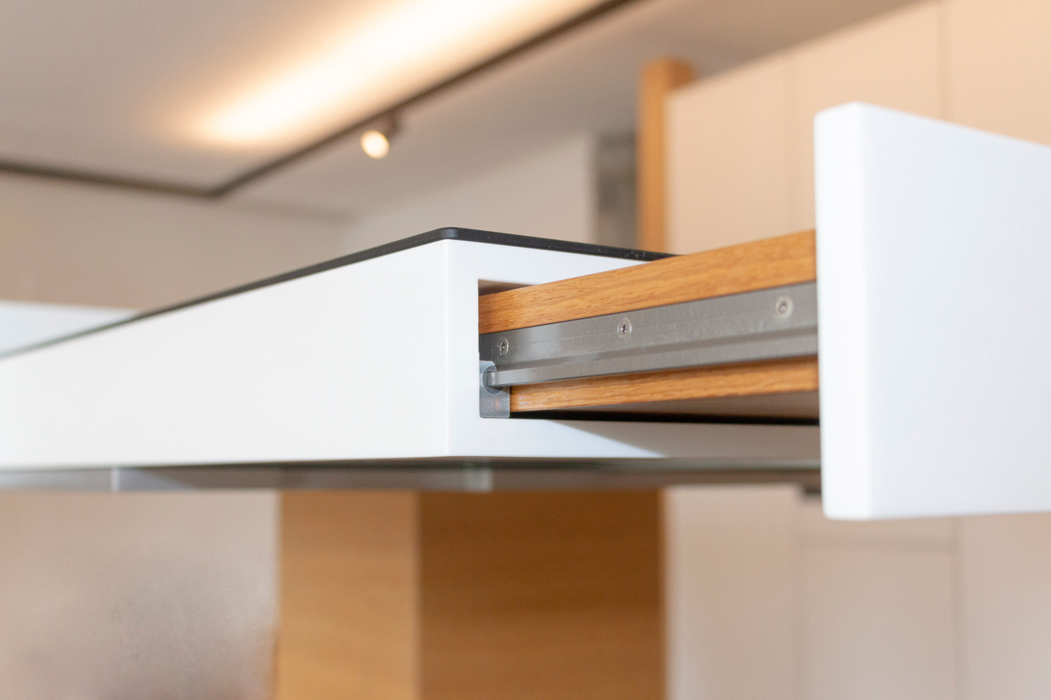 Linear bearing in drawer