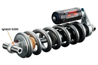 plastic bushing on bike shock