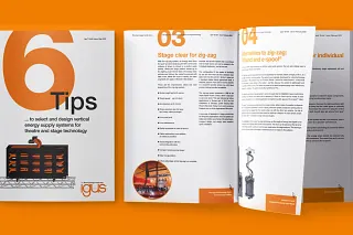 Livre blanc au sujet de guidage en zigzag