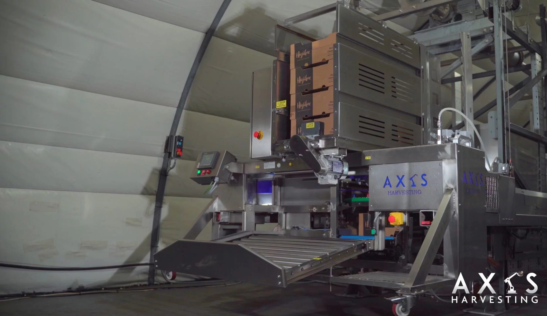 Mushroom-harvesting system