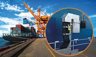 Mit Landstrom gegen Schadstoffemissionen in Containerhäfen