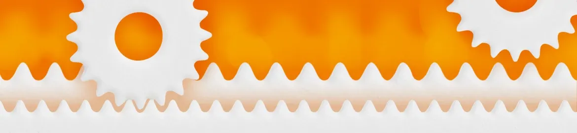 Estante impreso en 3D & pancarta de piñones