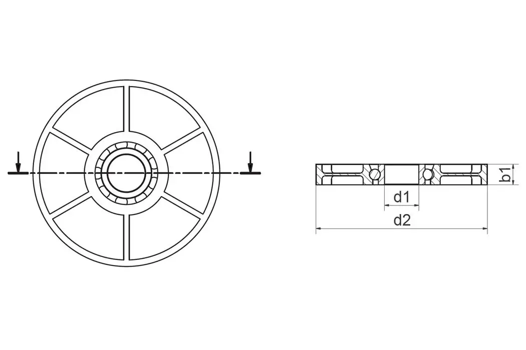 BB-6004SW100-B180-10-GL technical drawing