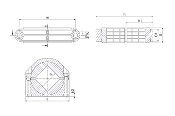 ESQM-100 technical drawing