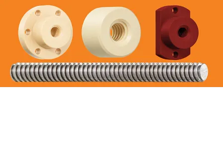 Tornillos y tuercas de plomo