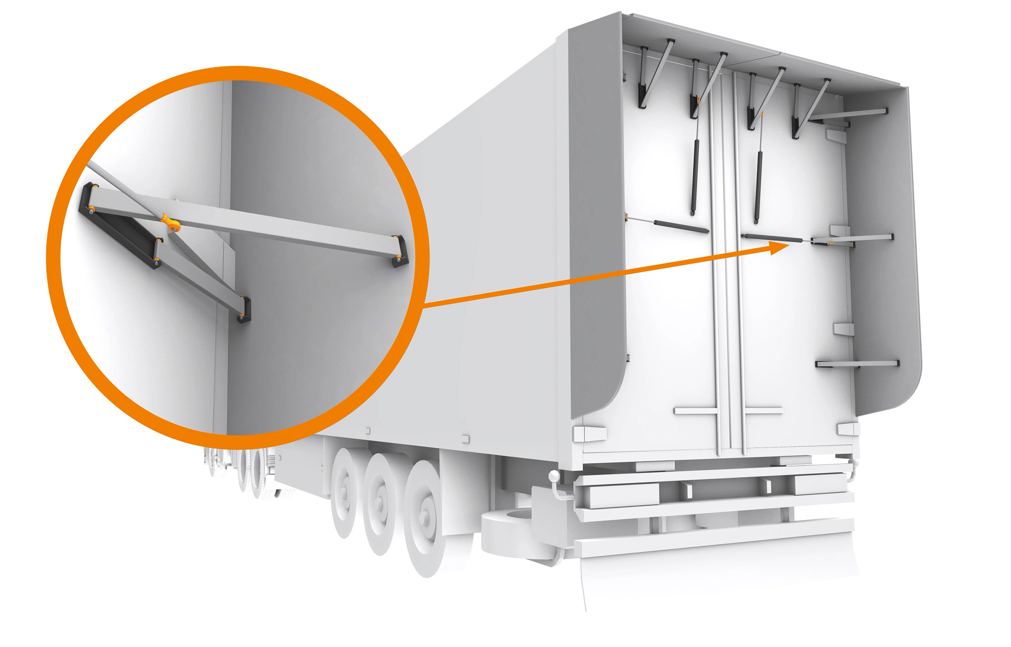 Side wings for aerodynamics