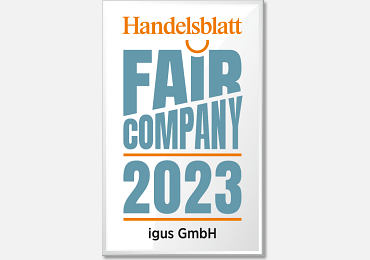 Die igus GmbH ist Fair Company 2023