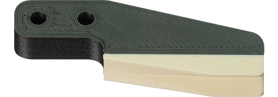 Chwytak wydrukowany metodą druku wielomateriałowego 3D