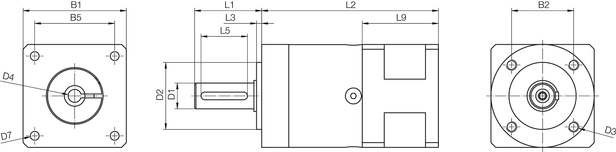 GEA-40-3-40-ST-080 technical drawing