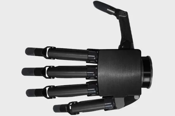 Vincent hand prosthesis with customised bearings made of iglidur® bar stock