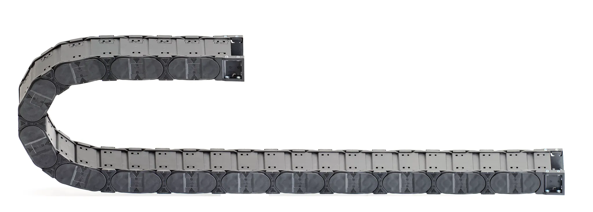 Energikedjor längs kajen