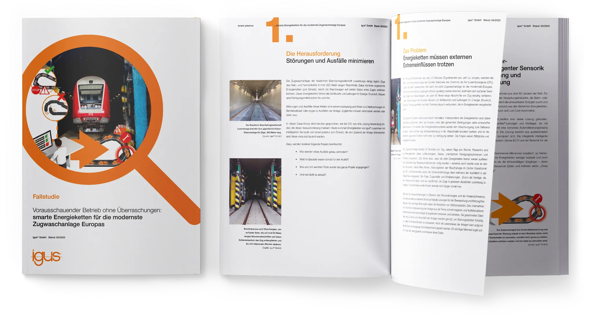 Train washing station case study