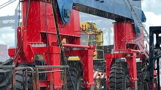 RTG-Kran Fahrgestell