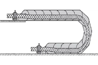 Neutral axis cable carrier