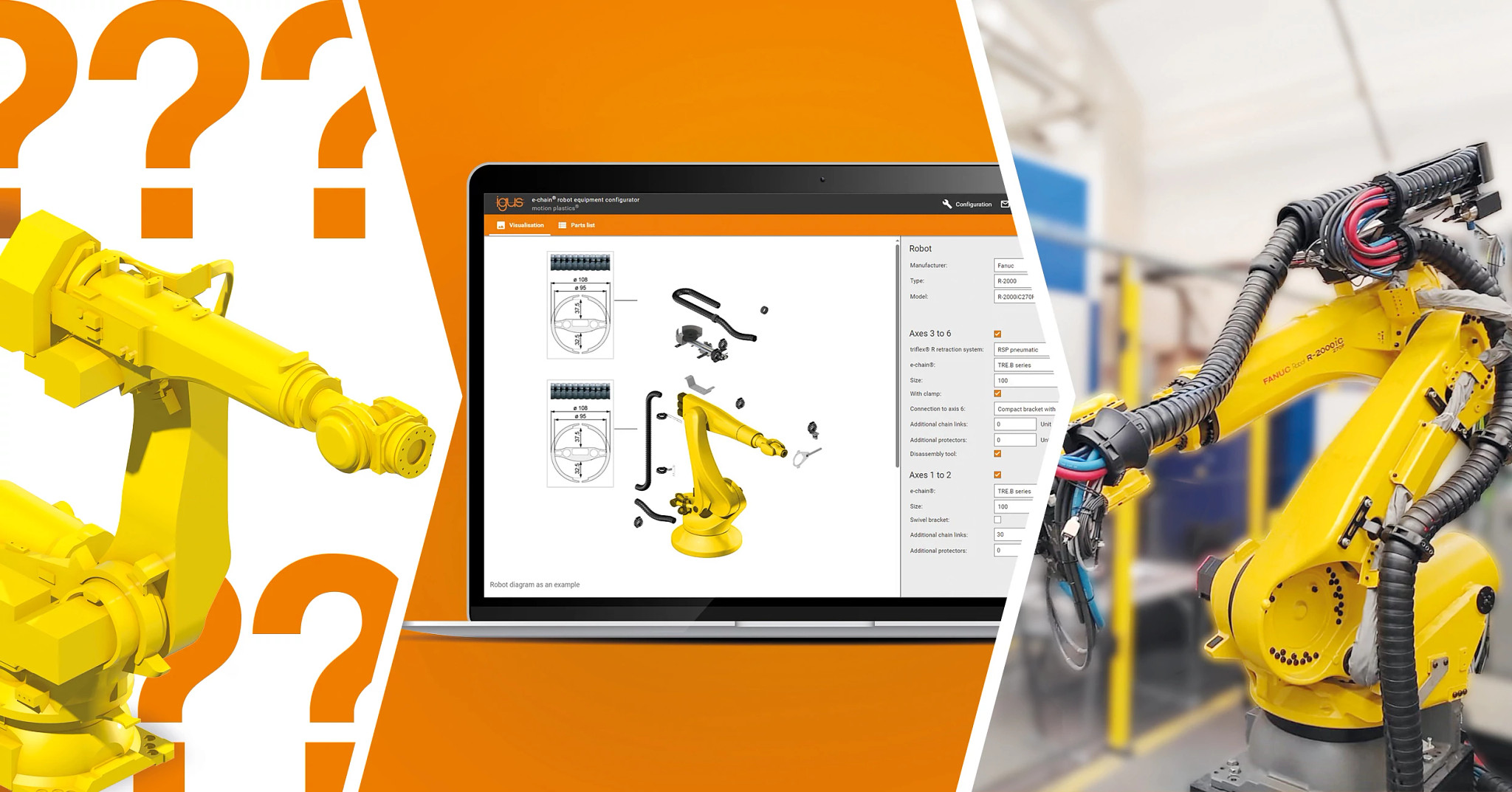 Robot equipment configurator