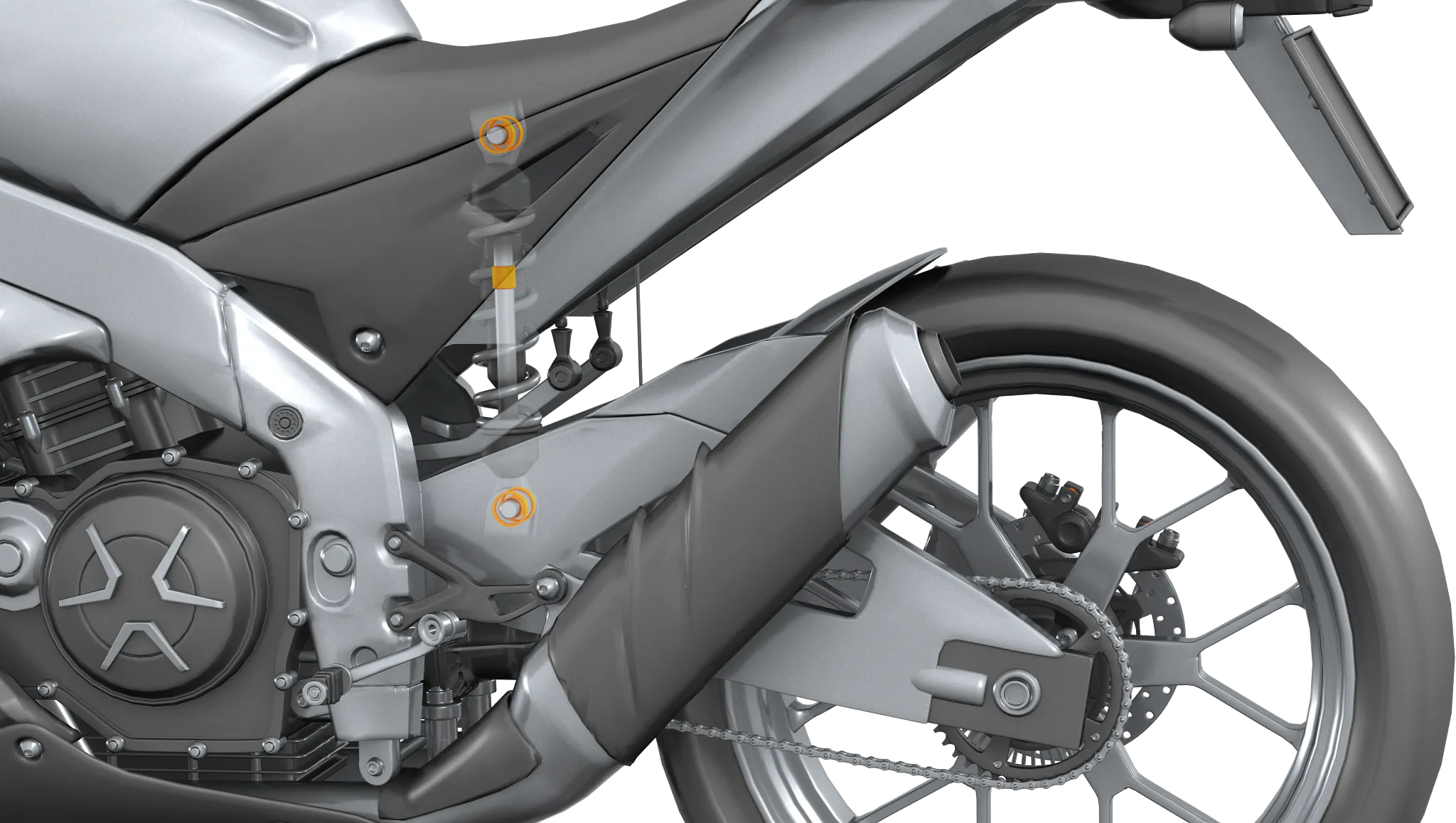 Motorbike shock absorber