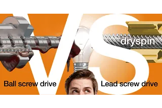Ball screw v's lead screw