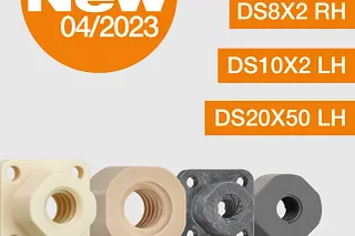 Injection moulded lead screw nuts