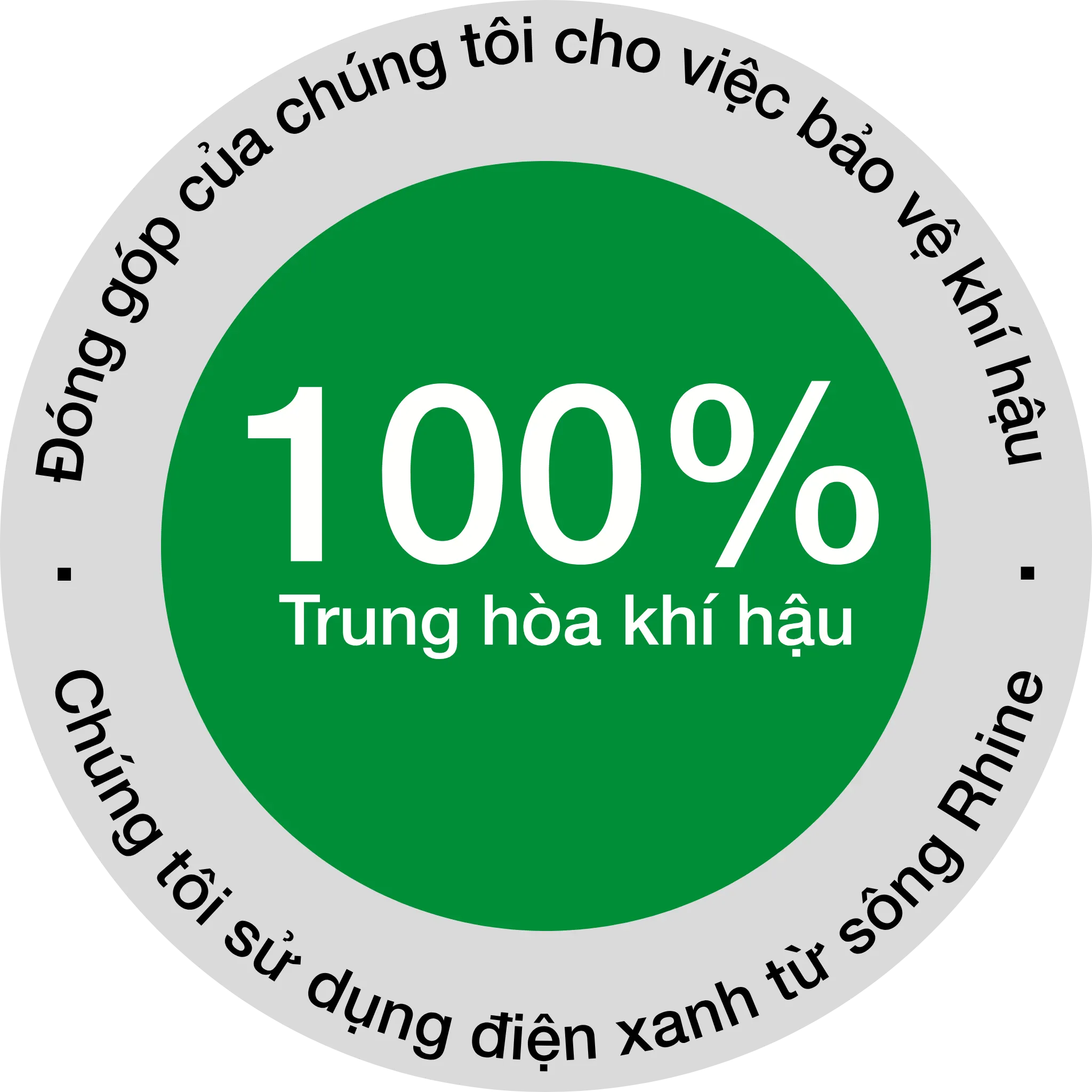 Chứng nhận điện năng xanh từ RheinEnergie