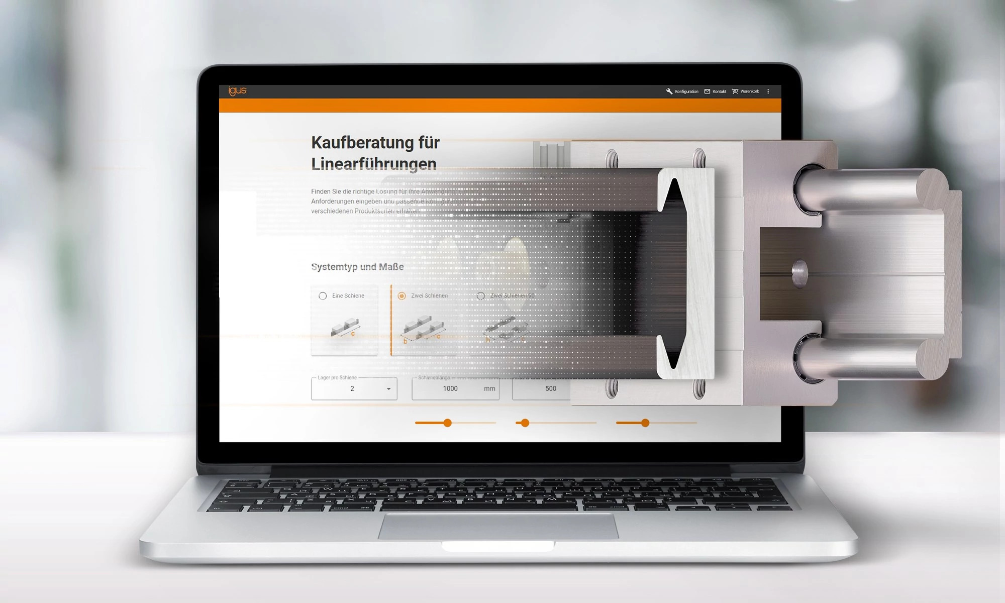 Expert system linear guides