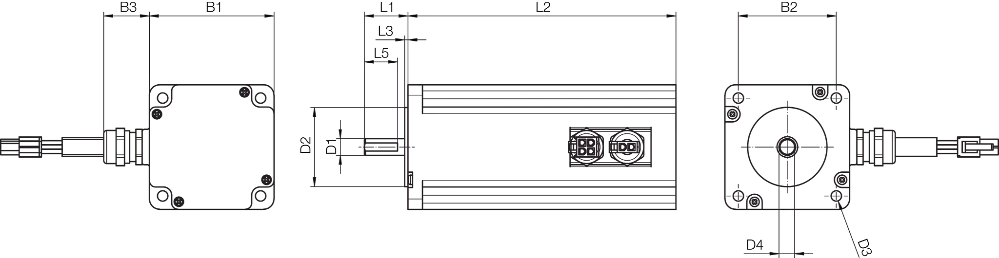MOT-ST-60-C-B-C technical drawing