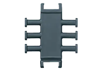 Separator with integrated strain relief teeth