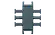 Separator with integrated strain relief teeth