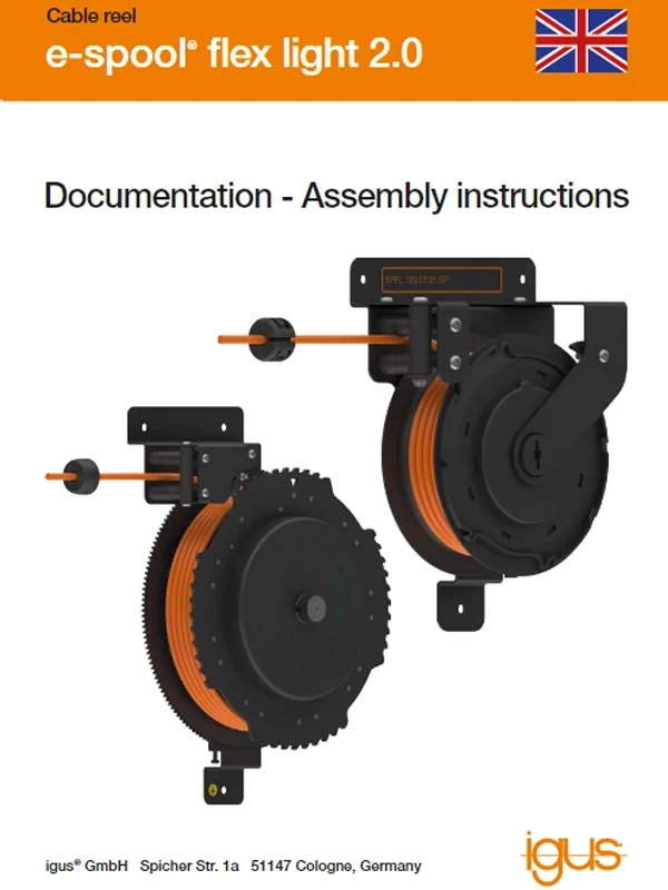 Documentation cable reel e-spool flex light