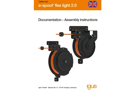e-spool® flex light cable drum without slip ring | igus®