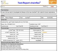 FCROBOT5 Test Results