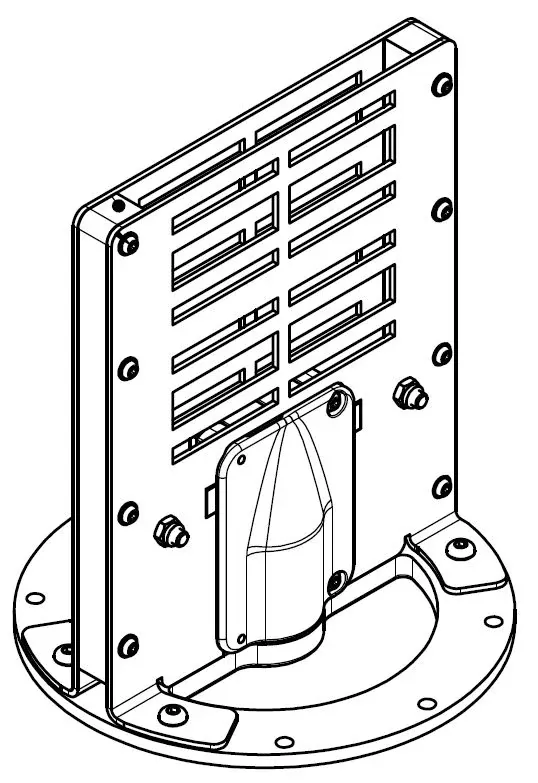 Zugentlastung TRHD mit Flansch