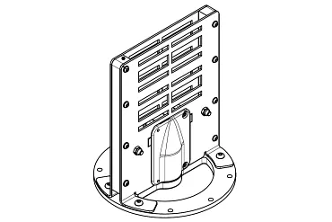Zugentlastung TRHD mit Flansch