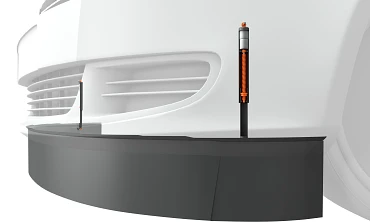 Spoiler depan dengan dryspin