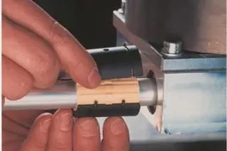 DryLin R linear bearings with replaceable liner