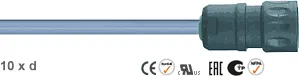 Cable de señal y codificador de PVC chainflex® Rexroth