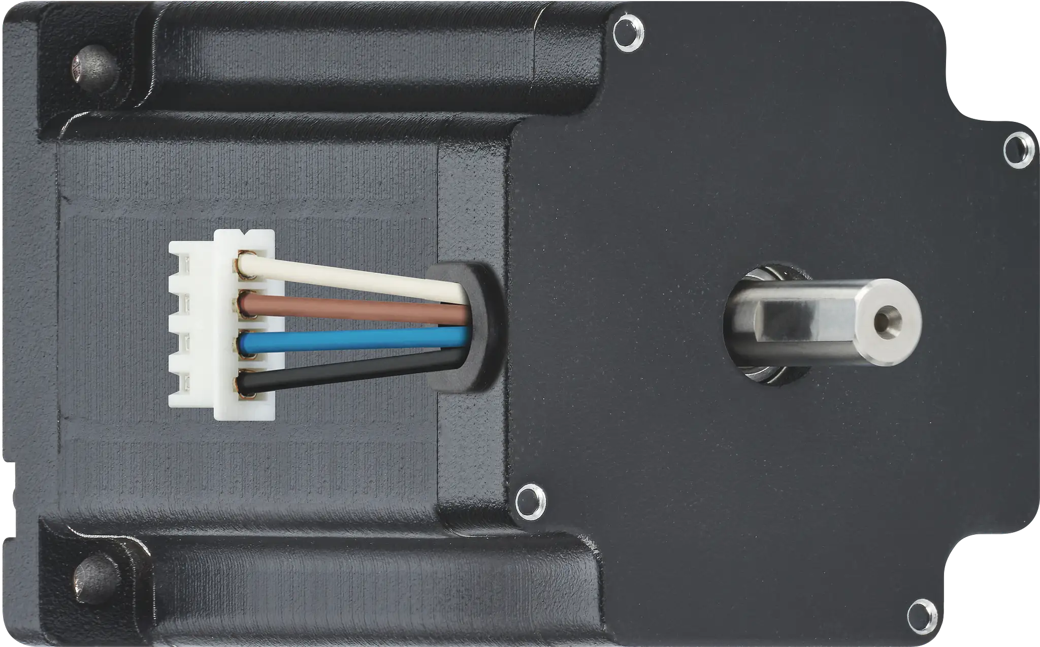 Stepper motor with double shaft and JST connector - 2.80 Nm - NEMA 24
