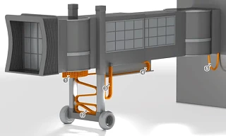 Passenger boarding bridge